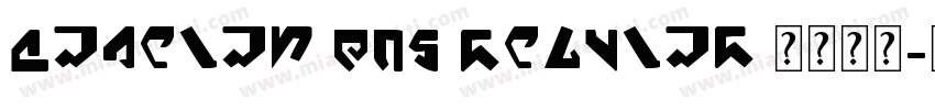 Qanelas W05 Regular 语言英文字体转换